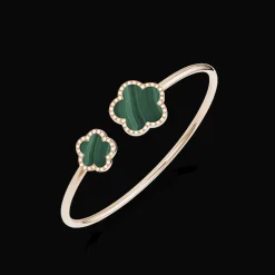 Fiore Di Mamma Bangle Malachiet en diamanten